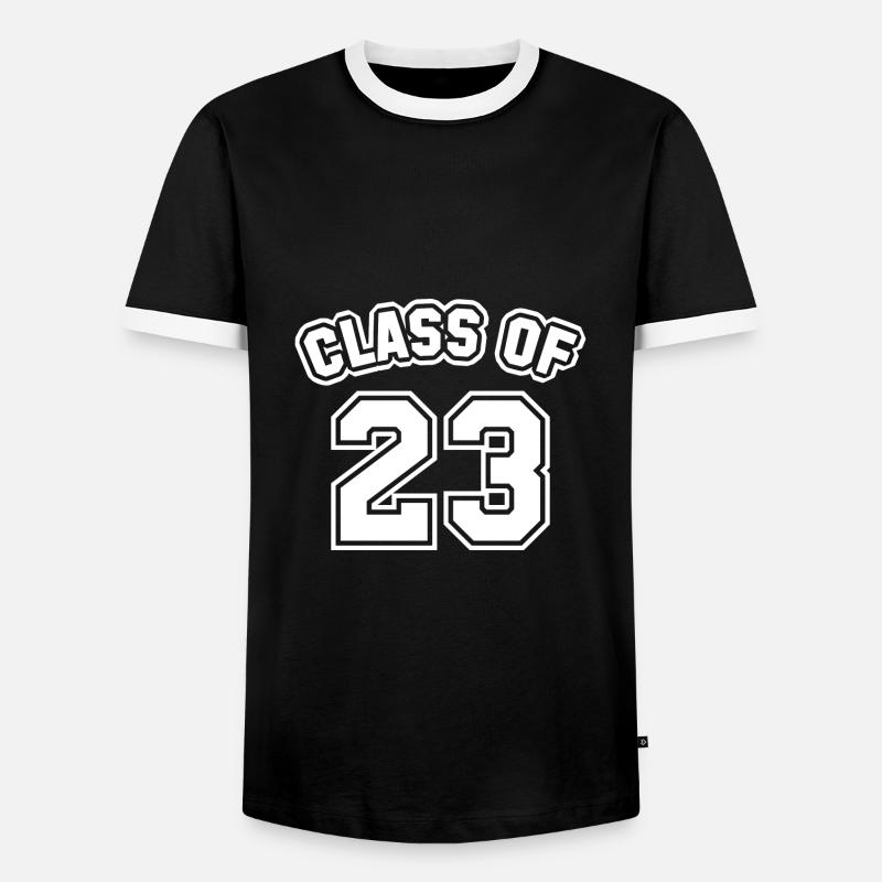 Class Of 23 - Men's Ringer Shirt - black/white