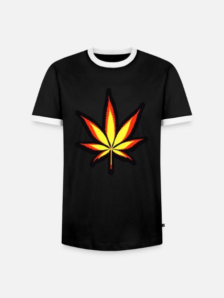 Cannabis Germany - Men's Ringer Shirt - black/white