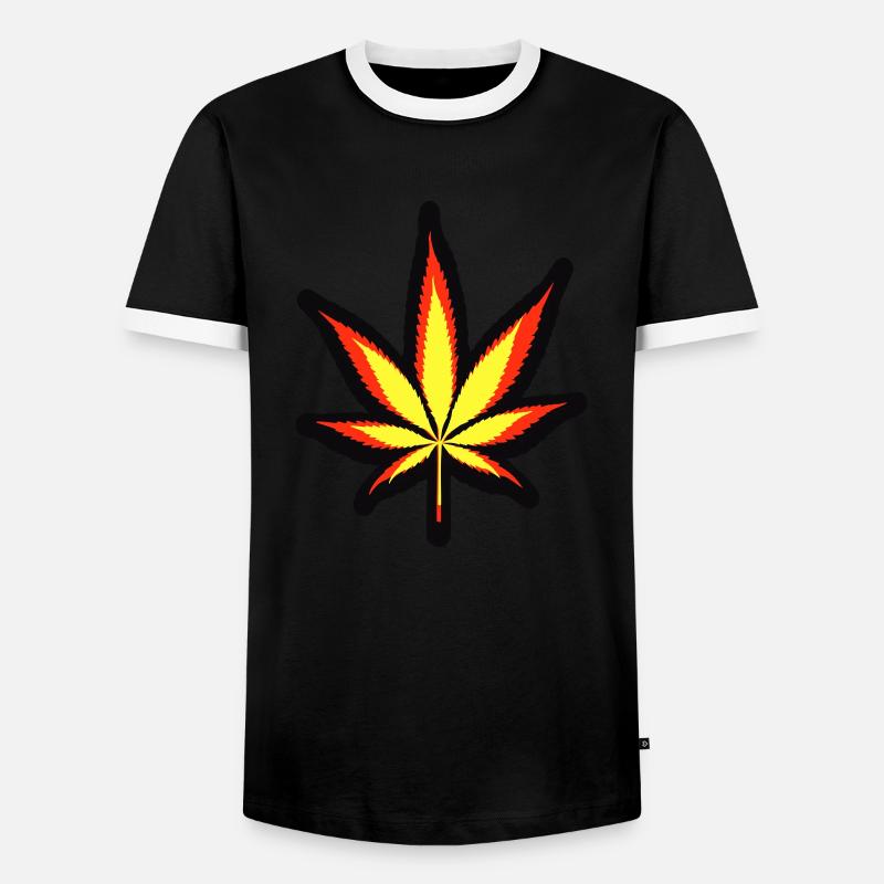 Cannabis Germany - Men's Ringer Shirt - black/white