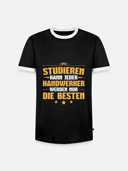 Handwerk Meister Handwerker Geschenk - Männer Kontrast-T-Shirt - Schwarz/Weiß