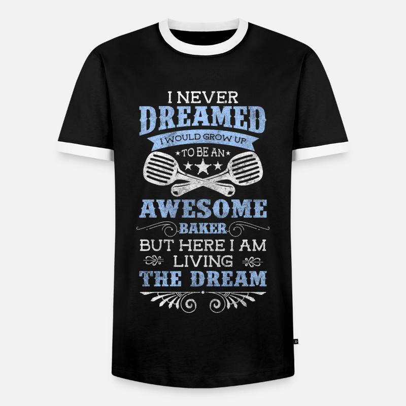 Baking Profession Delicious - Men's Ringer Shirt - black/white