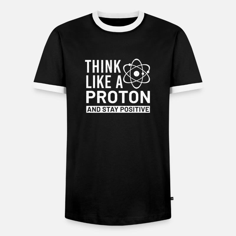 Science Scientist Science - Men's Ringer Shirt - black/white