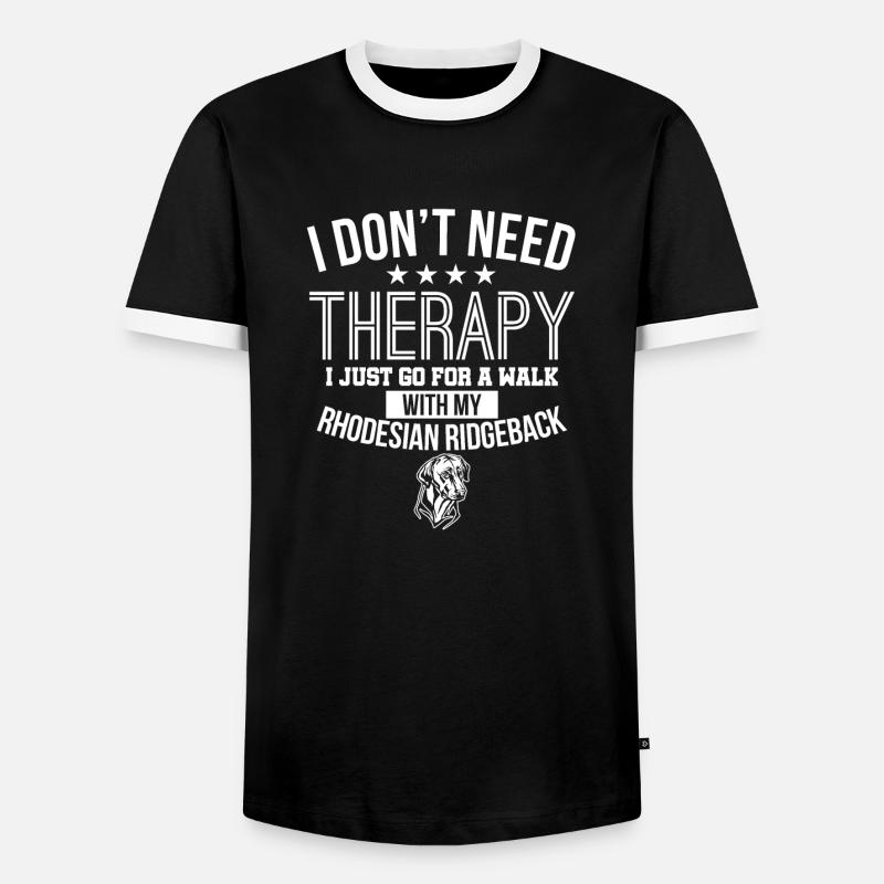 Rhodesian Ridgeback - Men's Ringer Shirt - black/white