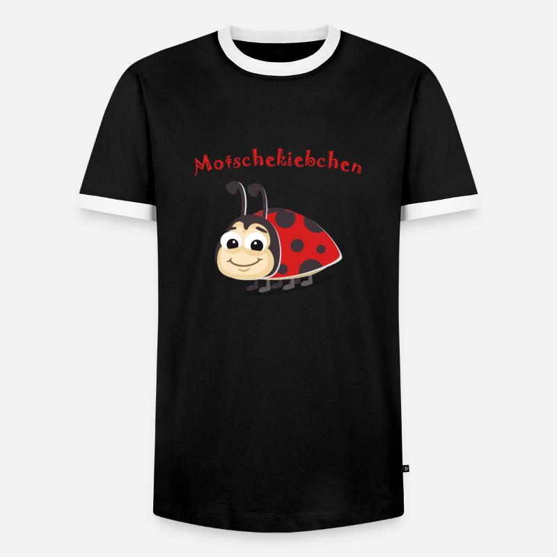 Modschegiebchen Motschekiebchen Geschenk 1200 - Männer Kontrast-T-Shirt - Schwarz/Weiß