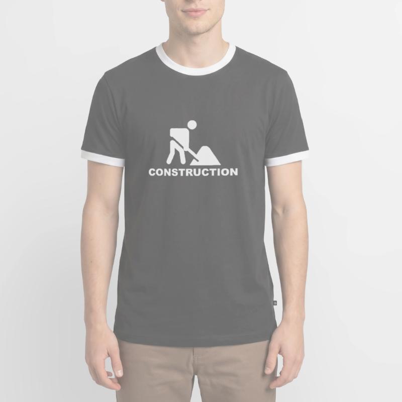 Construction /Construction /Construction /Conversion /Help Men's Ringer Shirt