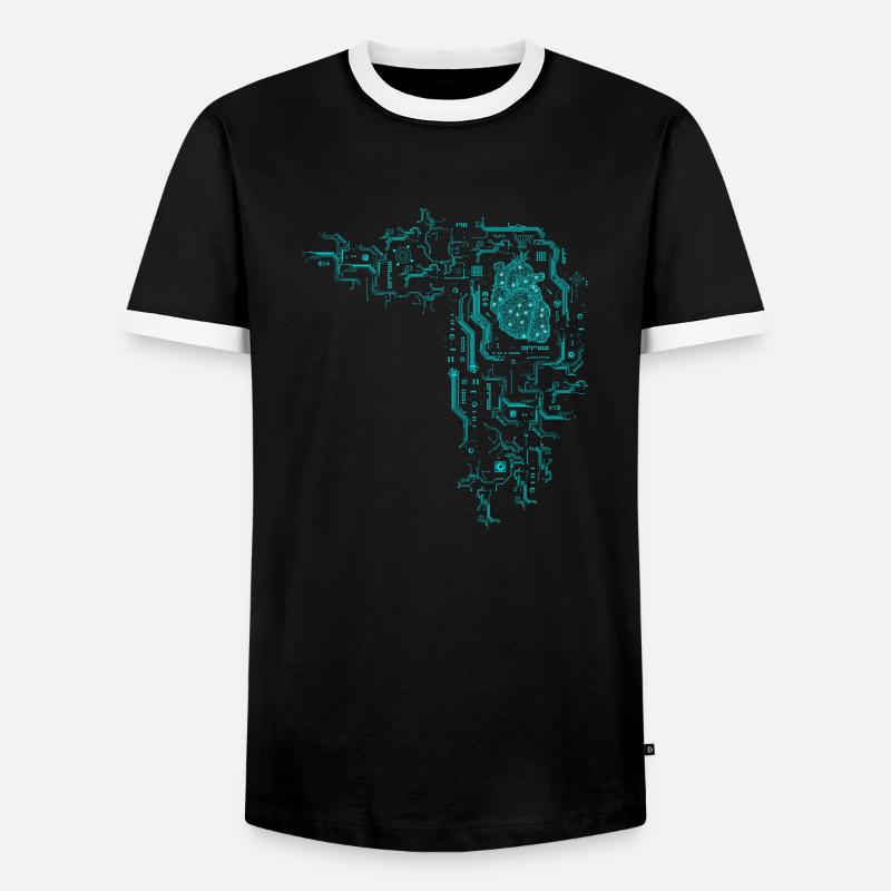 Informatiker Informatik Programmierer Nerd Geek - Männer Kontrast-T-Shirt - Schwarz/Weiß