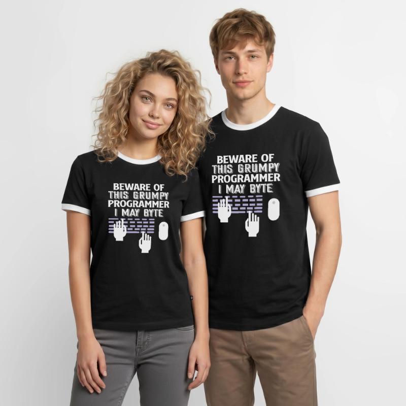 Männer Kontrast-T-Shirt