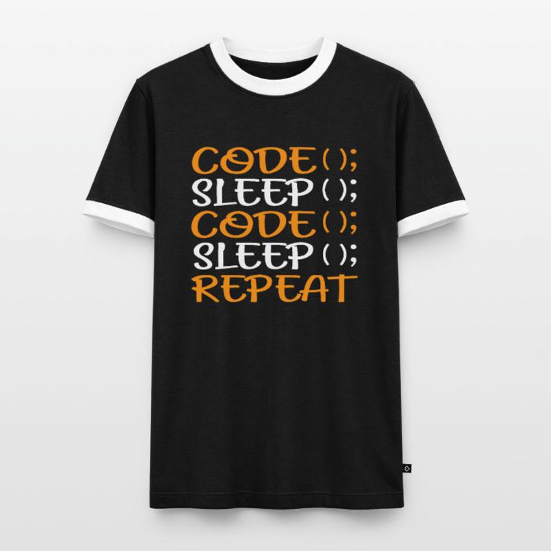 Programmer Coding Admin Funny Gift Men's Ringer Shirt
