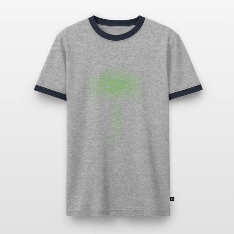 Binary Tree Encoding Computer Programmer Men's Ringer Shirt