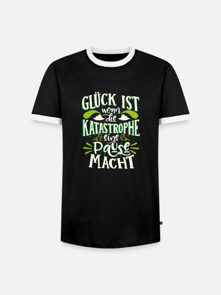 Eine Pause Macht - Geschenk - Männer Kontrast-T-Shirt - Schwarz/Weiß