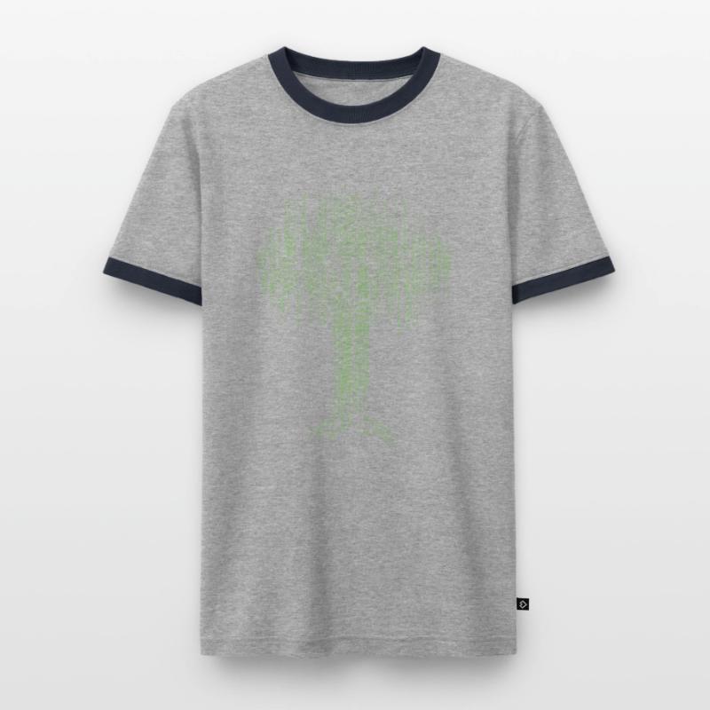 Binary Tree Encoding Computer Programmer Men's Ringer Shirt