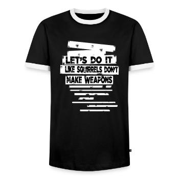 idée cadeau présenter idée hacker analyste codage - T-shirt contrasté Homme - noir/blanc - Devant - AI Model Female 172 light (172cm) & AI Model Male 178 light (178cm)