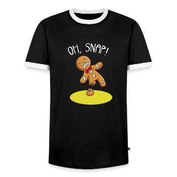 Bein Amputiert Arm Kämpfer Geschenk - Männer Kontrast-T-Shirt - Schwarz/Weiß - Vorne - AI Model Female 172 light (172cm) & AI Model Male 178 light (178cm)