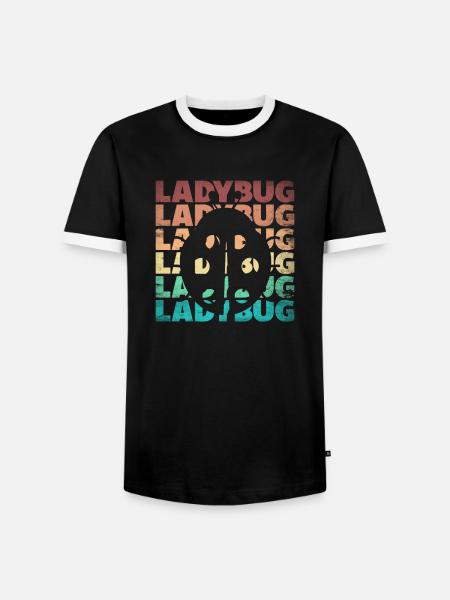 Ladybug Entomologist Entomology Ladybirds - Männer Kontrast-T-Shirt - Schwarz/Weiß