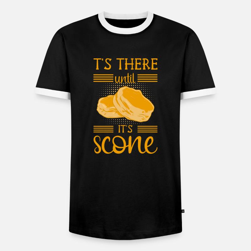 Kuchen Backen Bäcker Konditor - Männer Kontrast-T-Shirt - Schwarz/Weiß