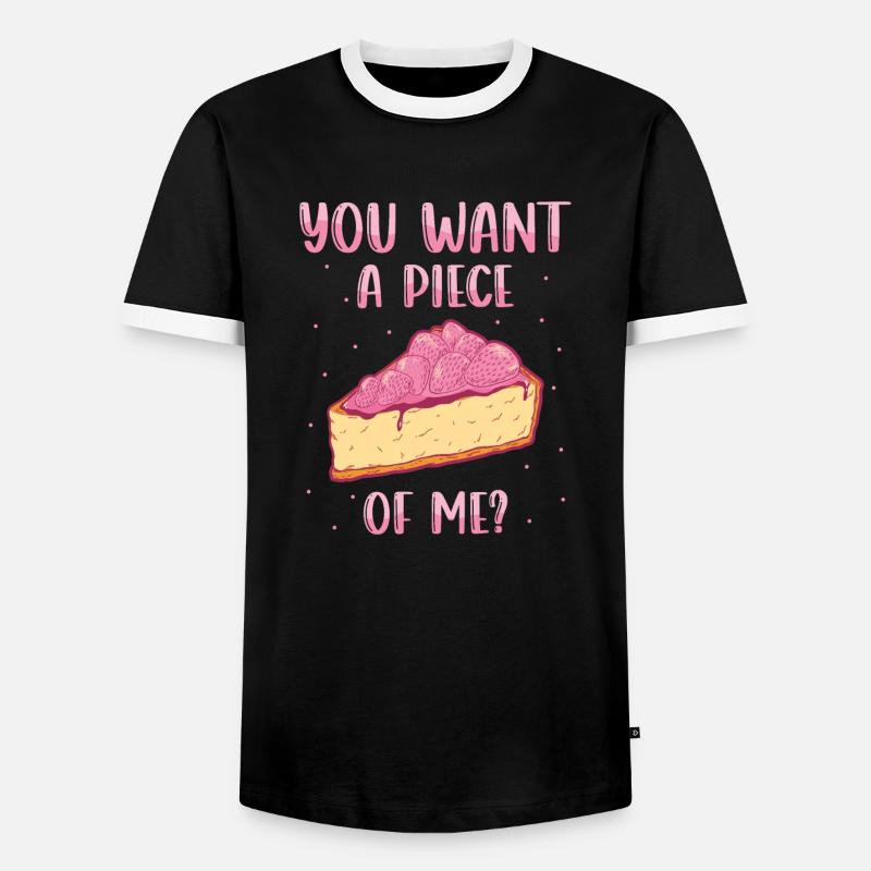 Kuchen Backen Bäcker Konditor - Männer Kontrast-T-Shirt - Schwarz/Weiß