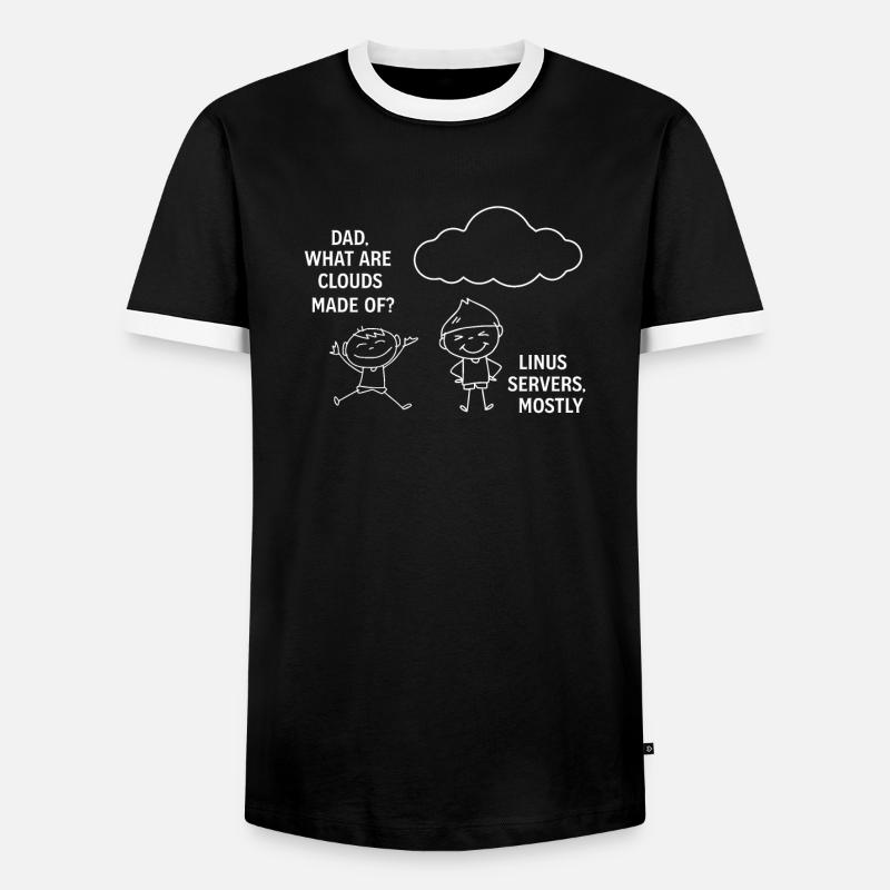 Programming Software Developer Computer Engineer - Men's Ringer Shirt - black/white