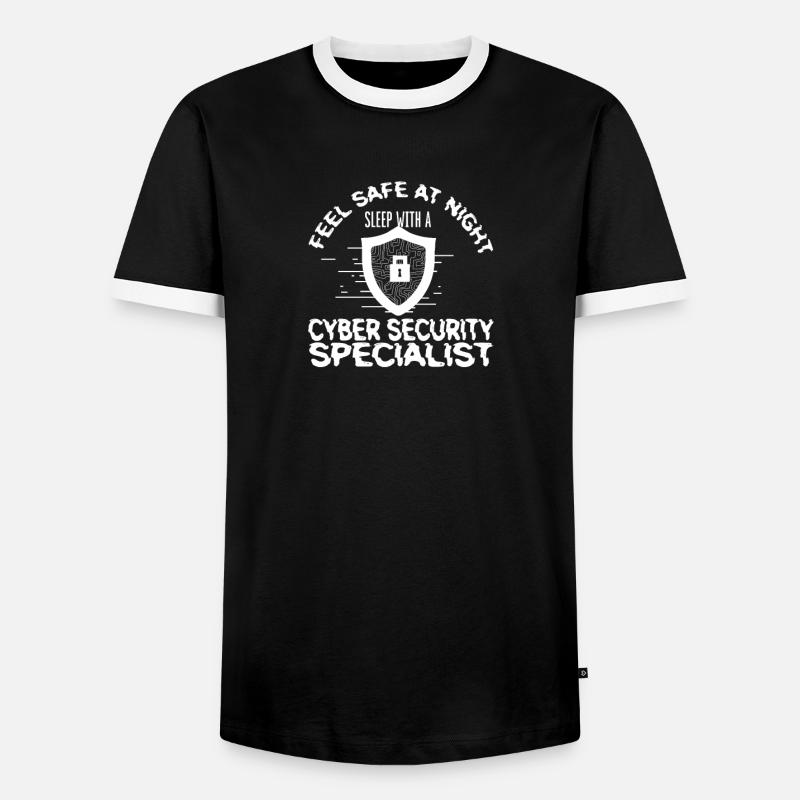 Hacker Programmierer Entwickler Informatik - Männer Kontrast-T-Shirt - Schwarz/Weiß