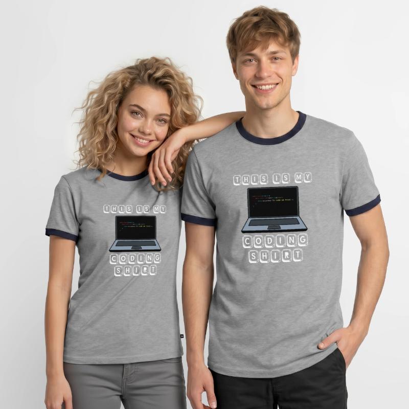 Code de programmeur informatique Geek Cool Developer Pun T-shirt contrasté Homme