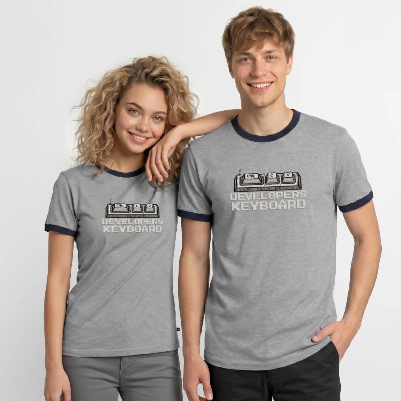Developer Coder Funny Programming Humor Software Men's Ringer Shirt