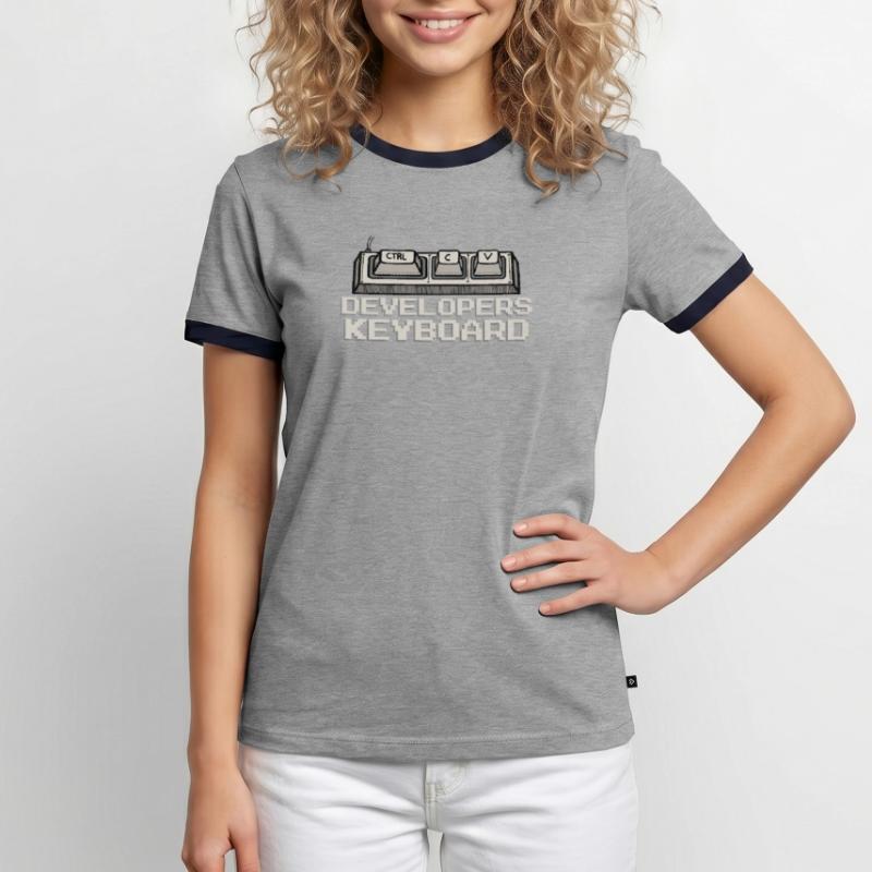 Developer Coder Funny Programming Humor Software Men's Ringer Shirt
