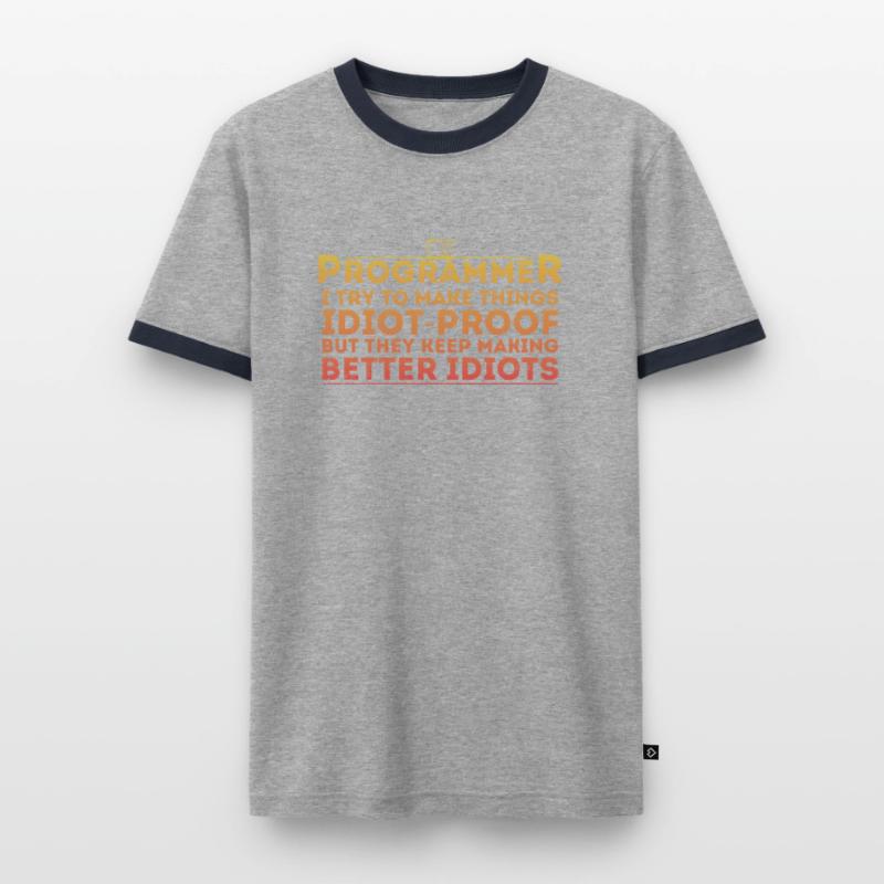 Drôle Programmeur Humour Codeur Informatique Programmation T-shirt contrasté Homme
