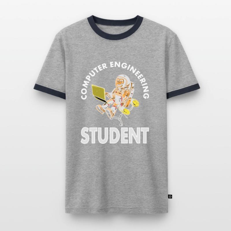 Informatiker Informatik-Student Programm Geschenk Männer Kontrast-T-Shirt