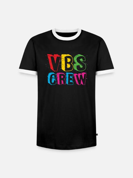 VBS-Besatzung - Männer Kontrast-T-Shirt - Schwarz/Weiß