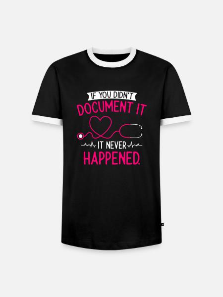 Medizinischer Kodierer Kodierfachkraft - Männer Kontrast-T-Shirt - Schwarz/Weiß
