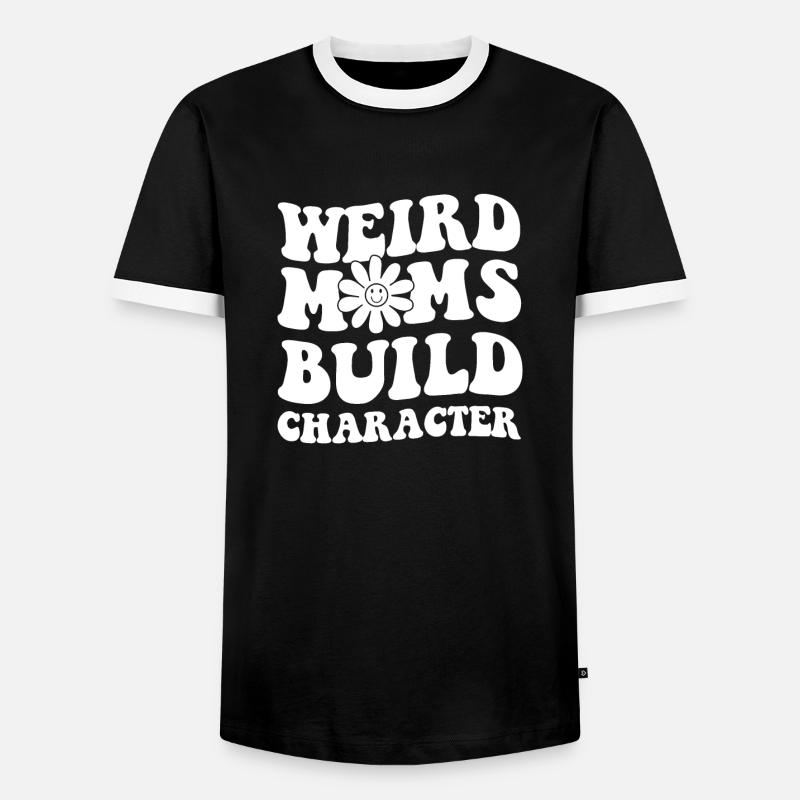 Mama Mutter - Männer Kontrast-T-Shirt - Schwarz/Weiß