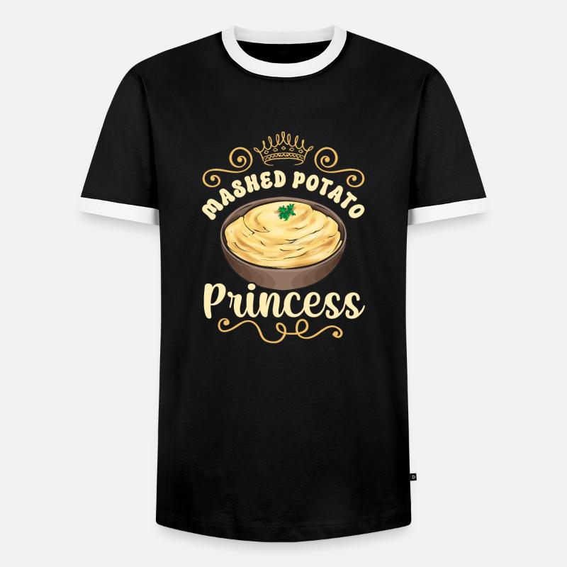 Mashed potatoes Mashed potatoes - Men's Ringer Shirt - black/white