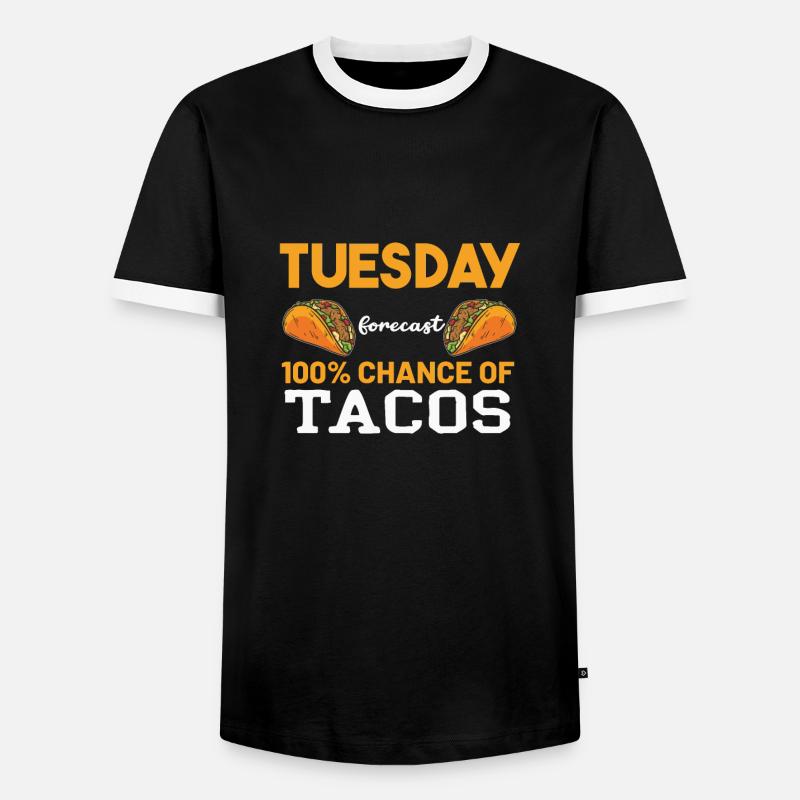 Taco - Men's Ringer Shirt - black/white