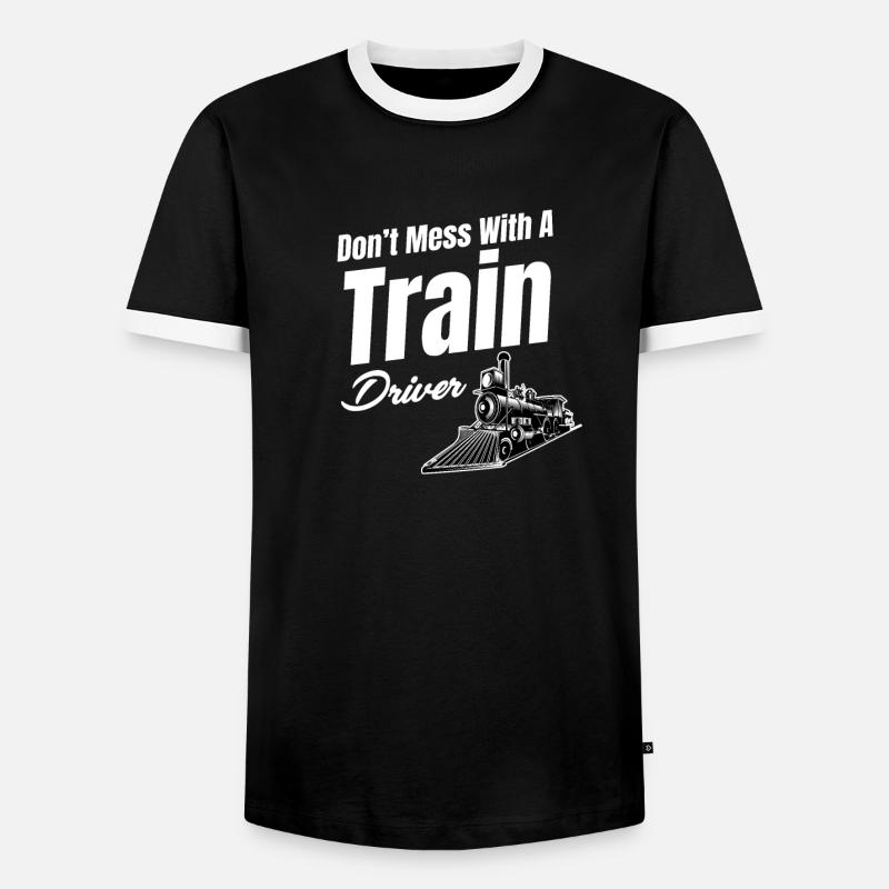 Don't mess with a - Men's Ringer Shirt - black/white