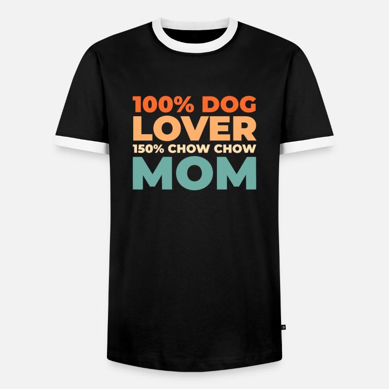 Chow Chow - Men's Ringer Shirt - black/white
