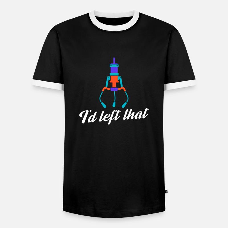 J’avais quitté ce jeu de grue de machine à griffes de prix - T-shirt contrasté Homme - noir/blanc
