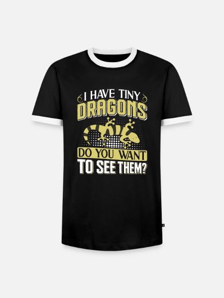 Triton - T-shirt contrasté Homme - noir/blanc
