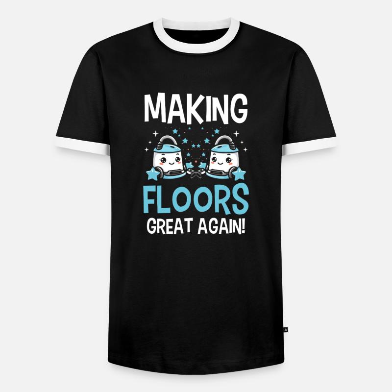 Nettoyant Lover Cleaner - T-shirt contrasté Homme - noir/blanc