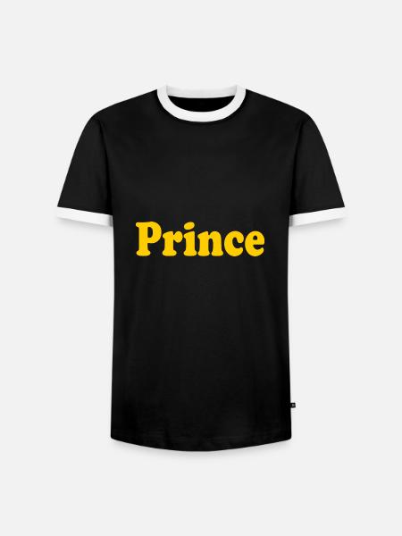 Prince - Men's Ringer Shirt - black/white