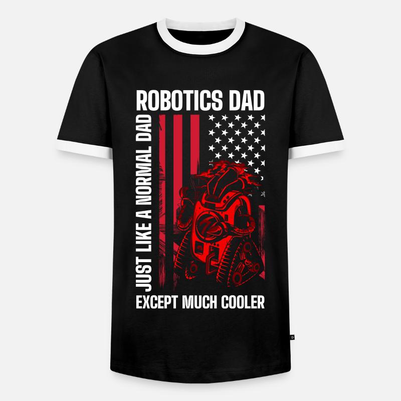 Machine Mechanic Engineer Technician - Men's Ringer Shirt - black/white