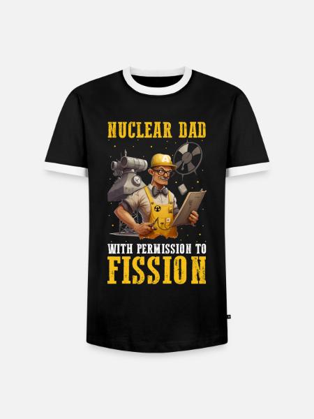 Kernenergie Spruch für Kernenergie - Männer Kontrast-T-Shirt - Schwarz/Weiß