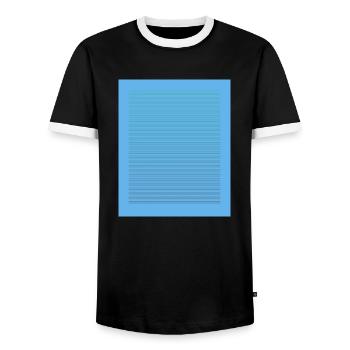 Berlin #1 - Männer Kontrast-T-Shirt - Schwarz/Weiß - Vorne - AI Model Female 172 light (172cm) & AI Model Male 178 light (178cm)