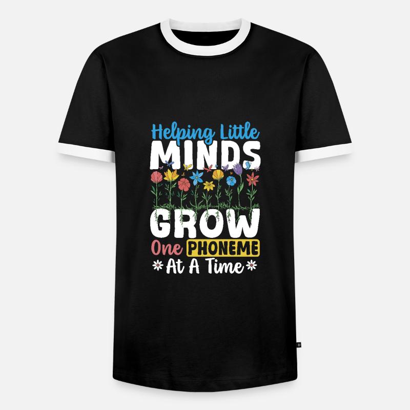 Dyslexia Dyslexic Learning Disabilities - Men's Ringer Shirt - black/white