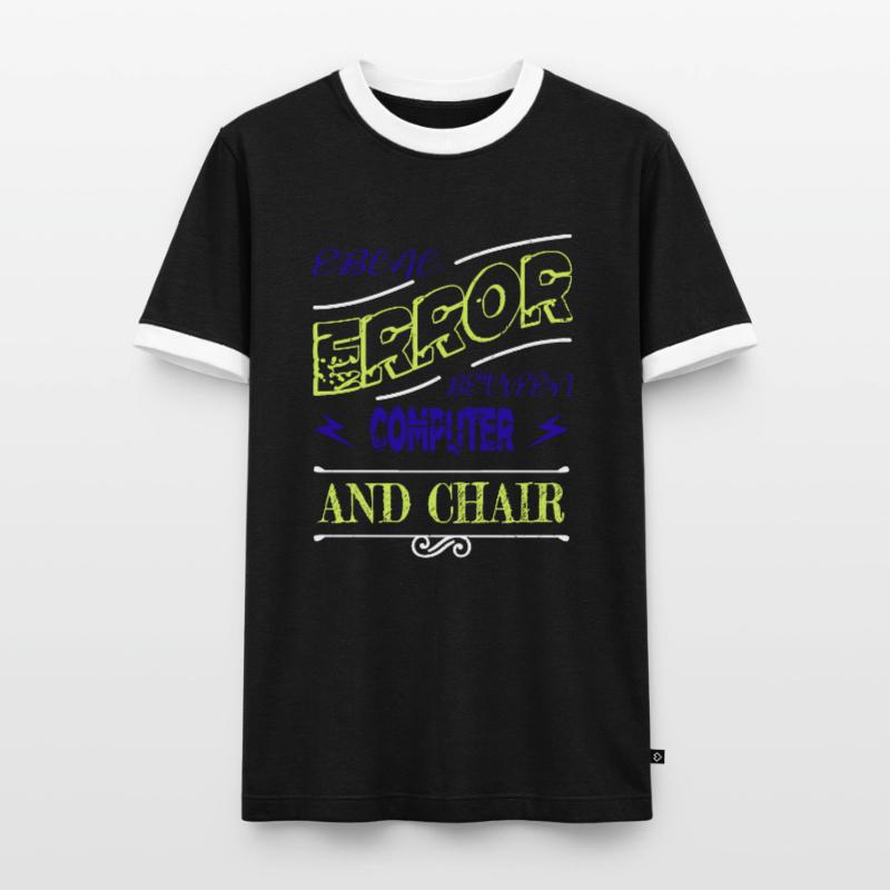 Analyst Present Idea Hacker Computer Science Men's Ringer Shirt