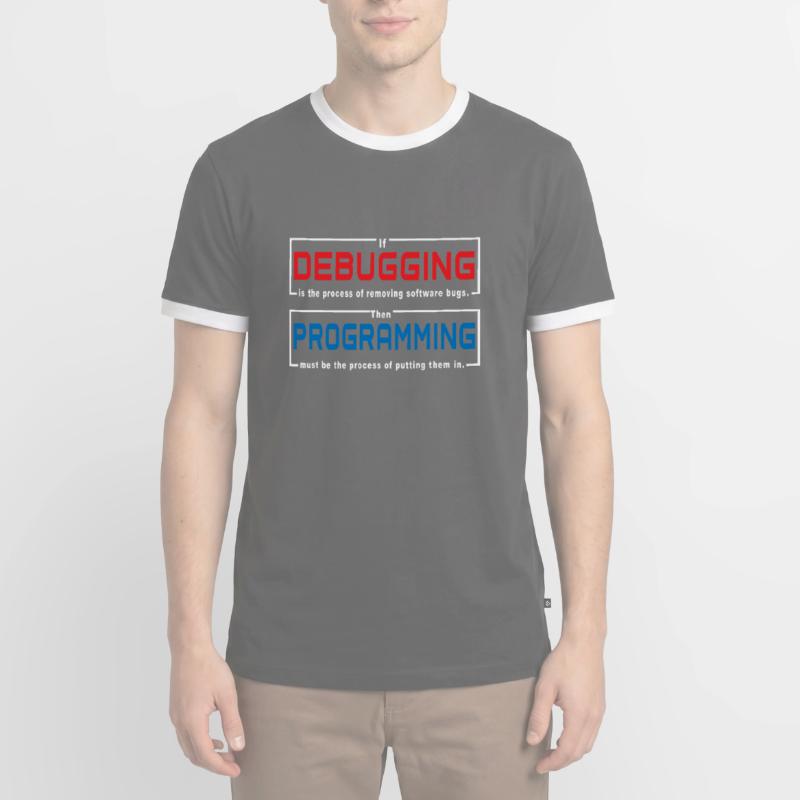 Debugging programming Men's Ringer Shirt