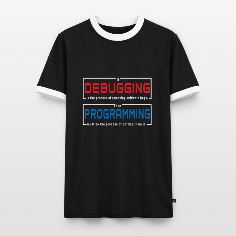 Debugging programming Men's Ringer Shirt