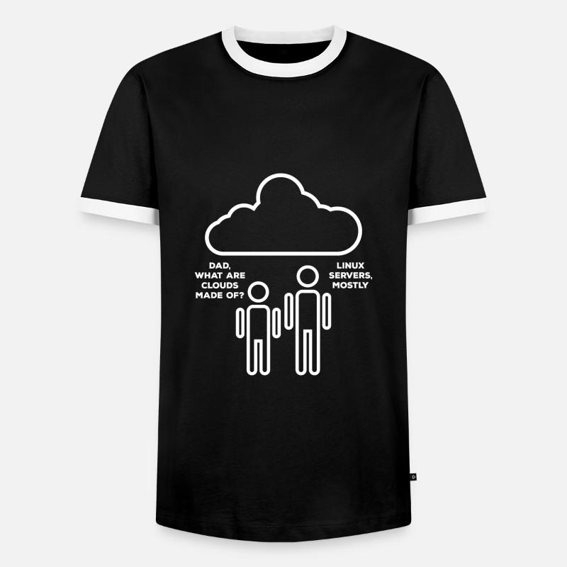 Webentwickler - Männer Kontrast-T-Shirt - Schwarz/Weiß