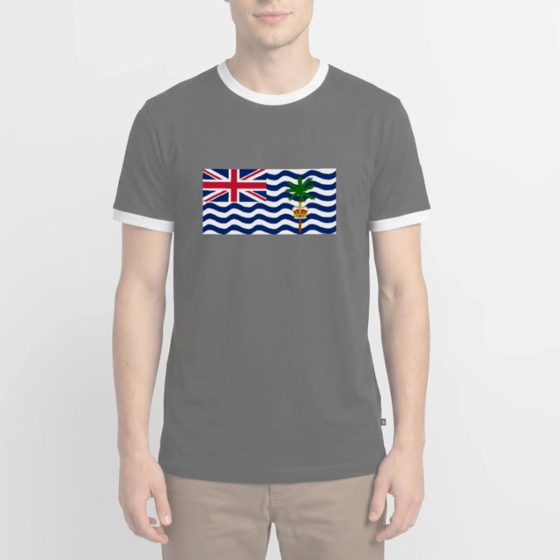 British Indian Ocean Territory Men's Ringer Shirt
