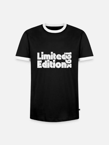 Limitierte Auflage 1993 - Männer Kontrast-T-Shirt - Schwarz/Weiß
