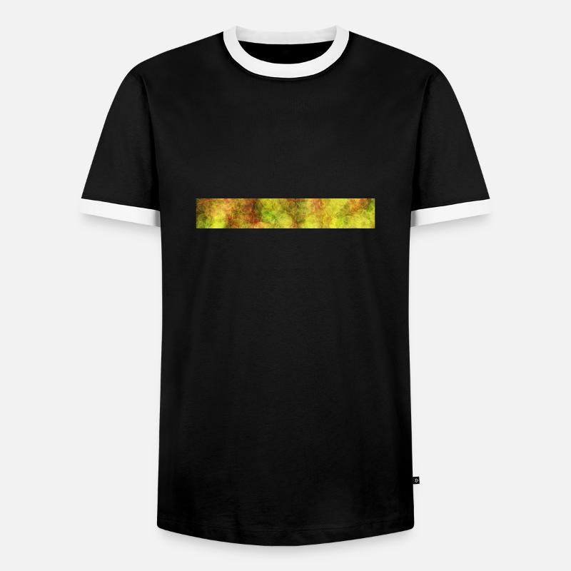 Abstract Design I - Men's Ringer Shirt - black/white