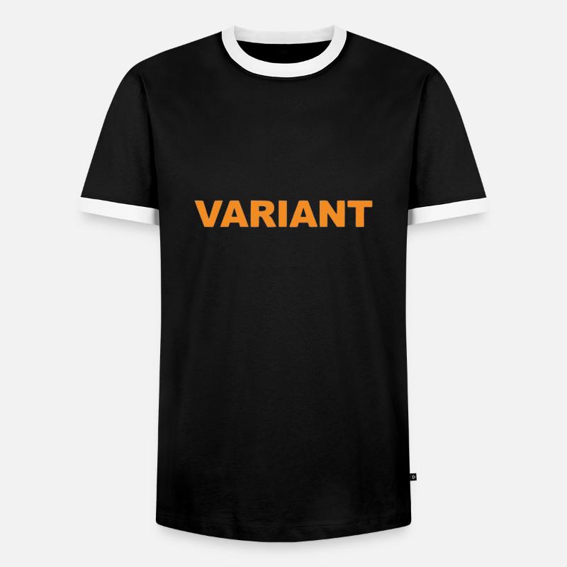 variant loki - Men's Ringer Shirt - black/white